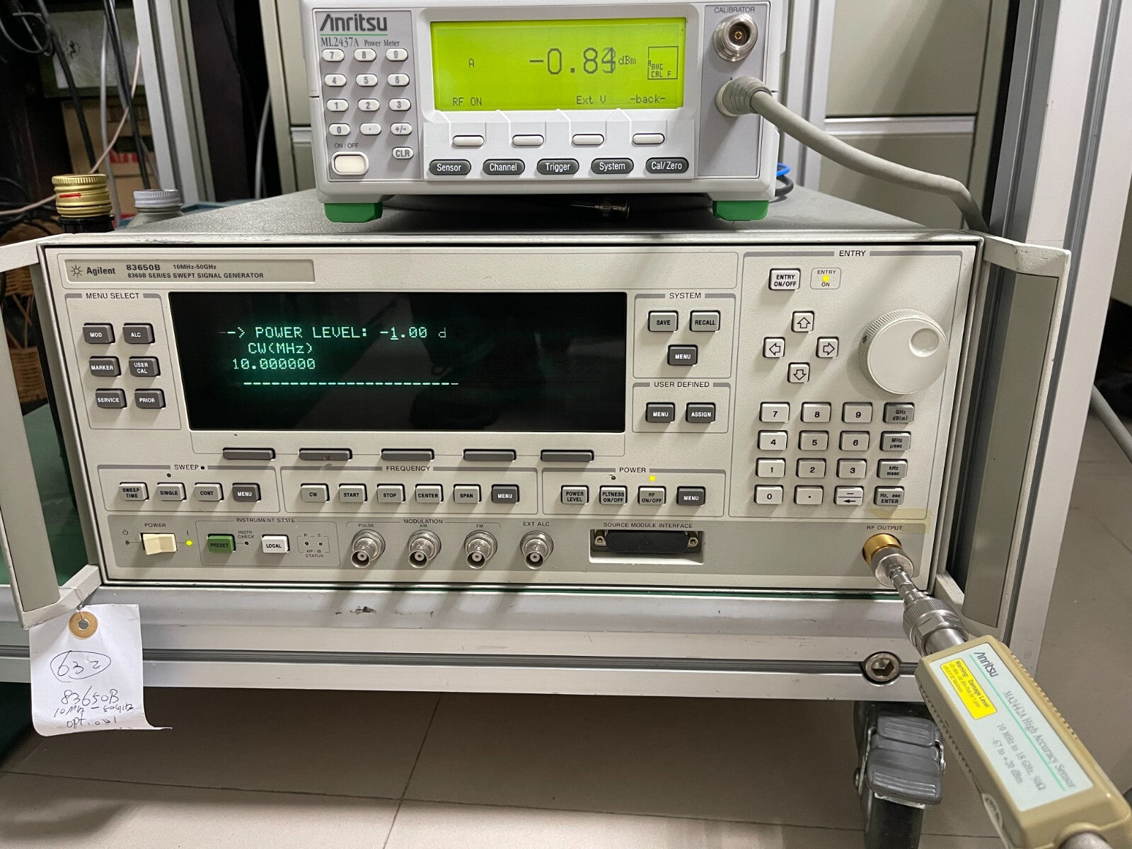 Anritsu MA2442A High Accuracy Power Sensor , 10 MHz 18 GHz , -67 +20 dBm - XG eqpt
