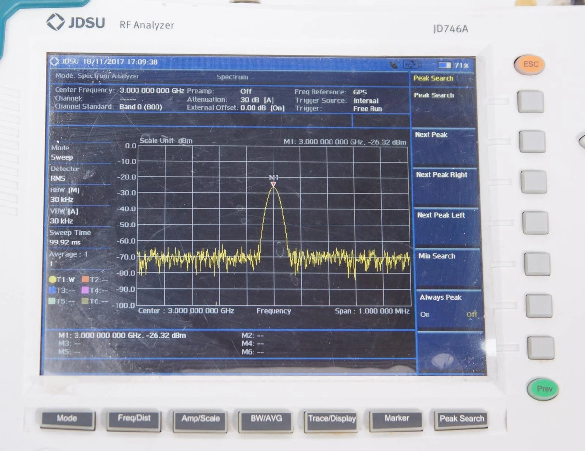 JDSU JD746A 4GHz Spectrum Analyzer / Signal Generator / Optical Power Meter