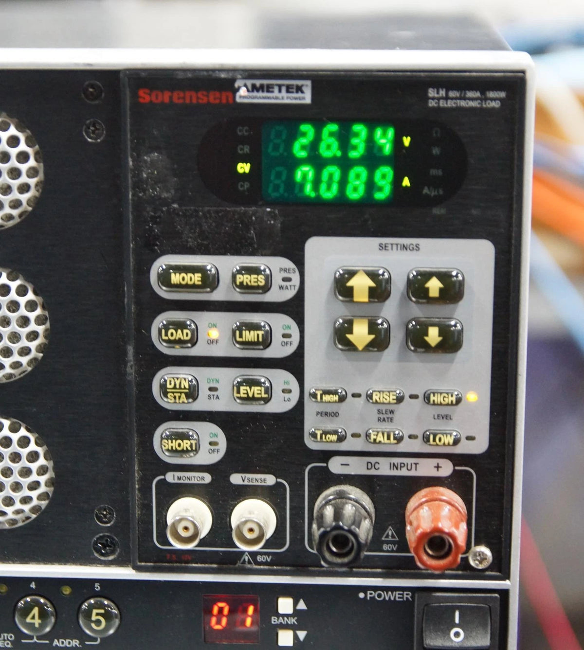 Sorensen SLH-60-360-1800 Programmable DC Load 60V / 360A / 1800W