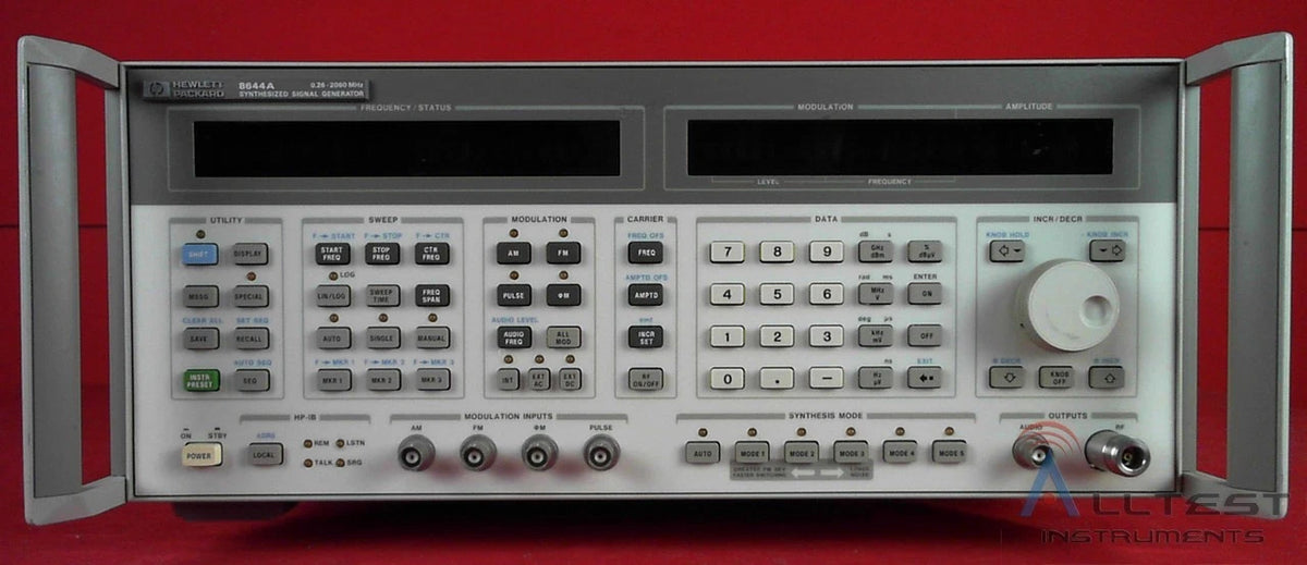 HP Agilent Keysight 8644A-001-002-004 Synthesized Signal Generator