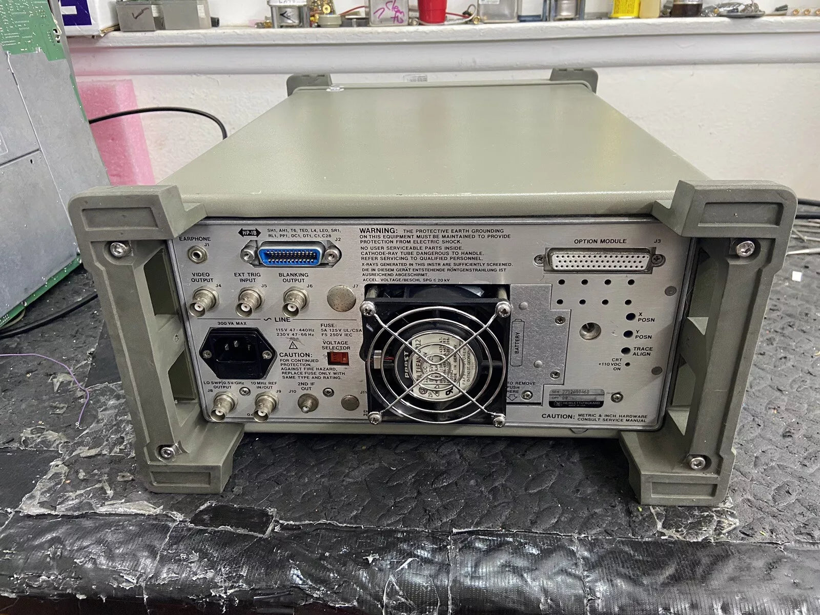 8560E Spectrum Analyzer with Tracking Generator 002 CALD w/ Cert