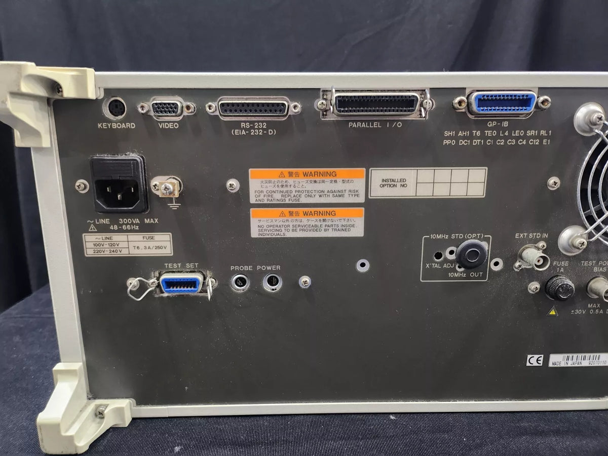 Advantest R3765CH Network Analyzer 40MHz-3.8GHz (0110)