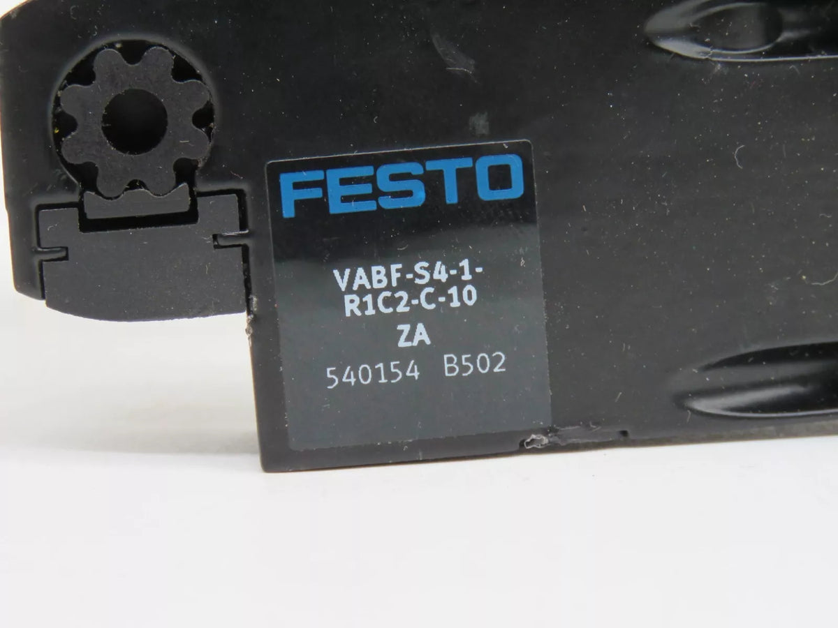 Festo VABF-S4-1-R1C2-C-10 Solenoid Valve Regulator Plate Width 26 mm