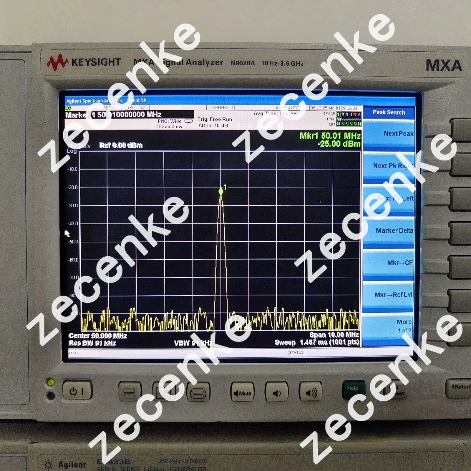 Keysight N9020A MXA Spectrum Analyzer 10Hz-3.6GHz XP System