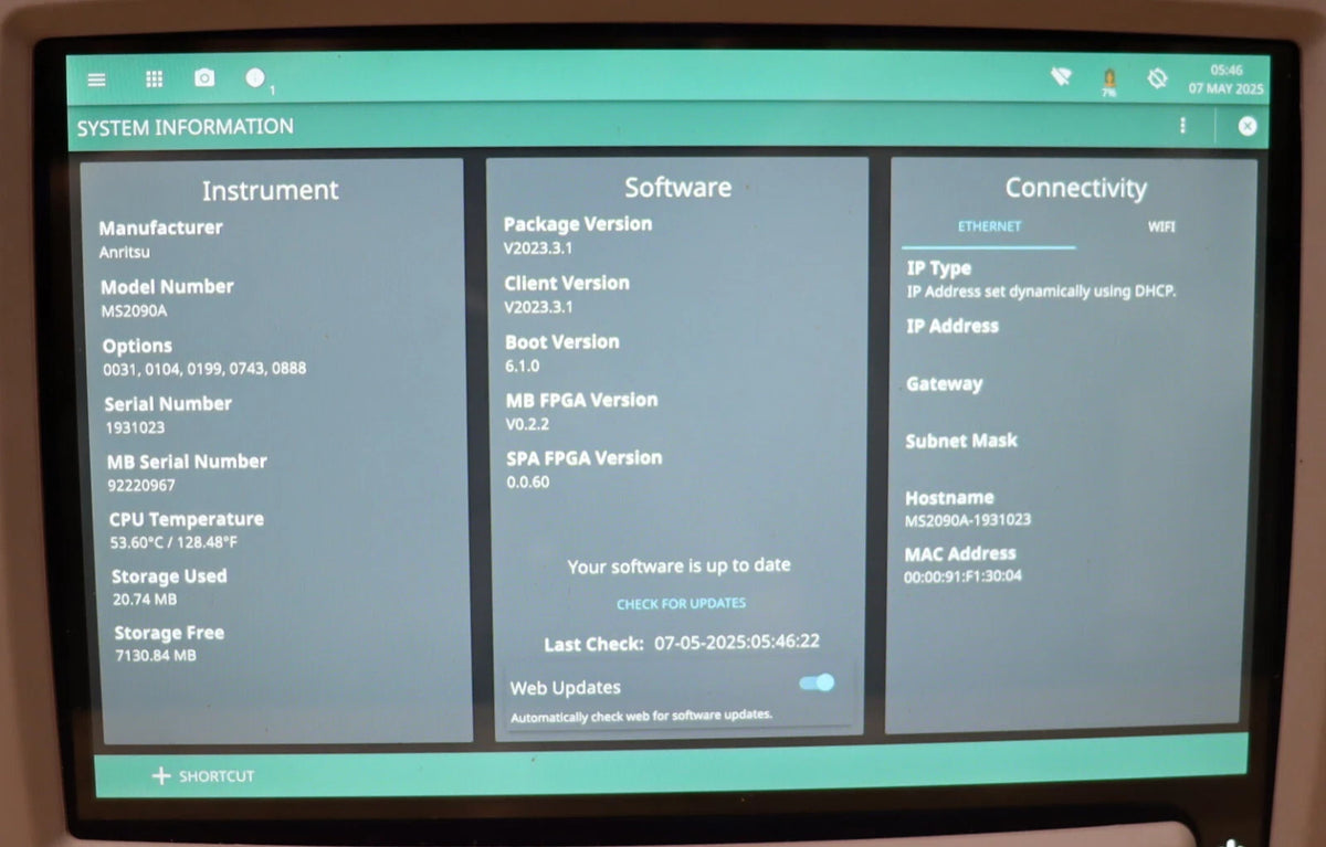 Lakeview Test and Measurement Device for Precision Monitoring