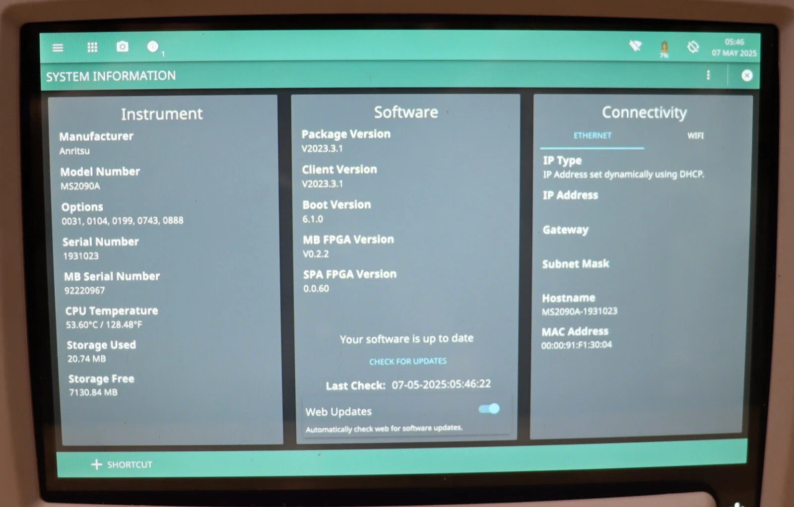 Lakeview Test and Measurement Device for Precision Monitoring