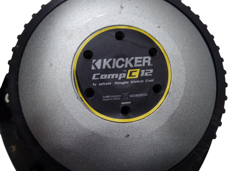 Kicker 50CWCS124 CompC 12" Subwoofer - Free Shipping.