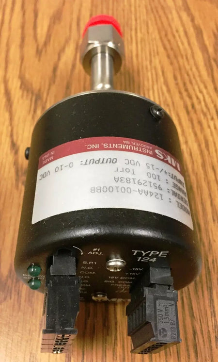 MKS 124AA-00100BB Baratron TYPE 124 Vacuum Switch - Range100 Torr