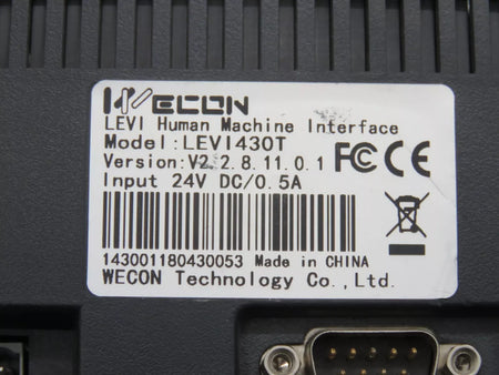 Wecon LEVI430T HMI Touch Screen Display - 4.3 Inch TFT LCD Panel