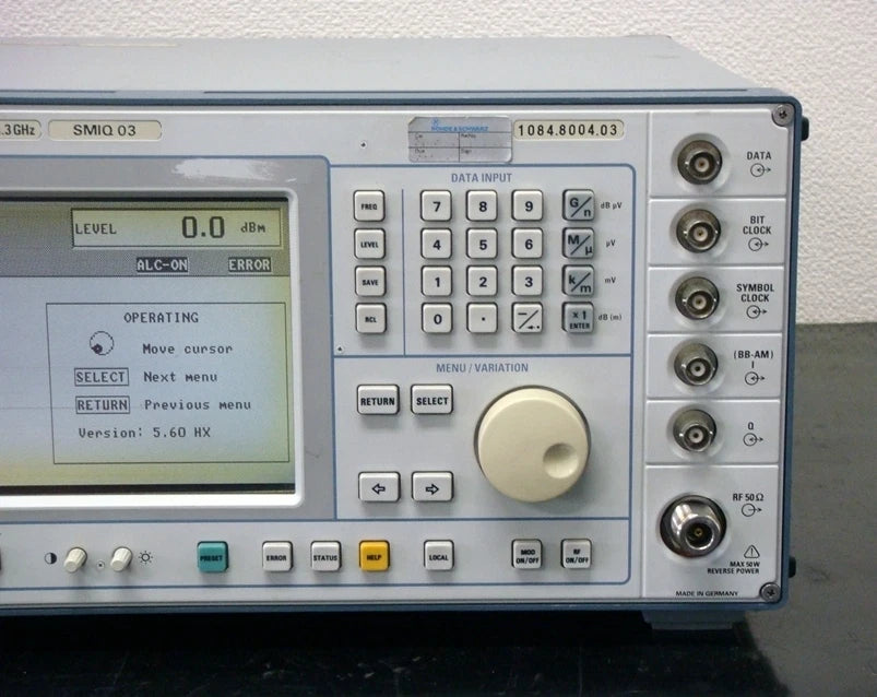 Rohde&Shwarz SMIQ03 300kHz-3.3GHz Vector Signal Generator W-CDMA