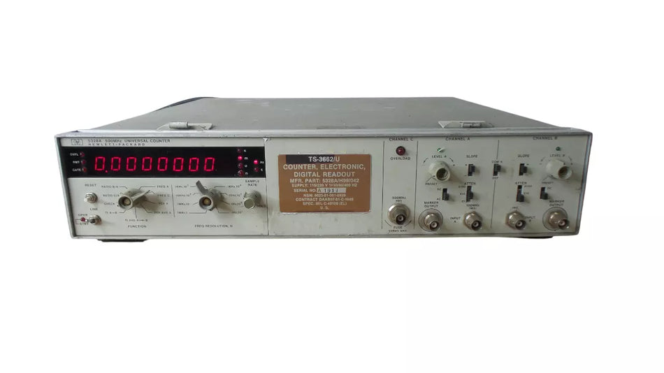 HP 5328A Universal Counter for Precise Frequency Measurement