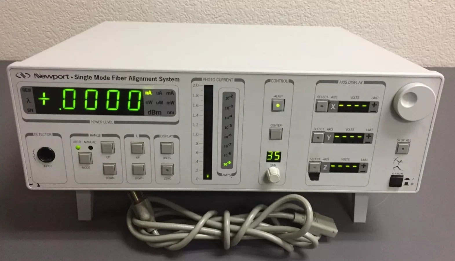 Newport ORION-CM Single Mode Fiber Alignment System