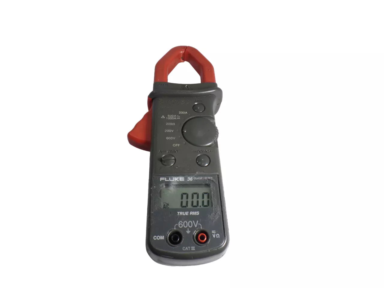 FLUKE 36 AC/DC True RMS Clamp Meter - Reliable Electrical Current Measurement Tool
