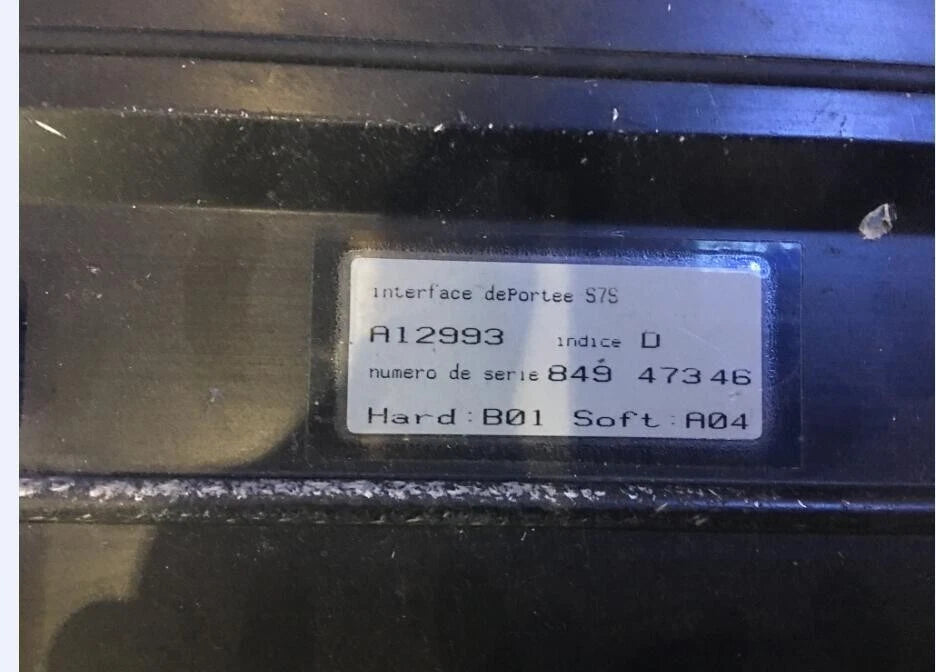 Interface deportee S7S A12993 for Seamless Data Transfer
