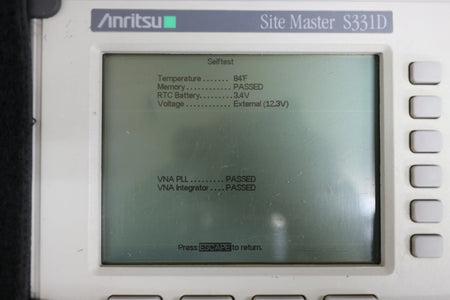 ANRITSU S331D 25MHz-4000MHz Site Master