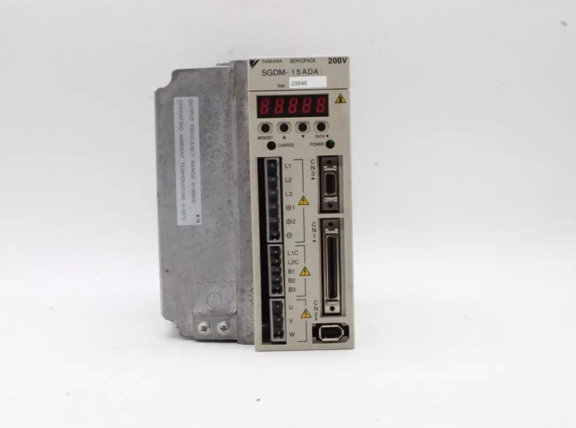 YASKAWA SGDM-15ADA AC Servo Drive 1.5KW 3-Phase 2HP SIGMA SERIES