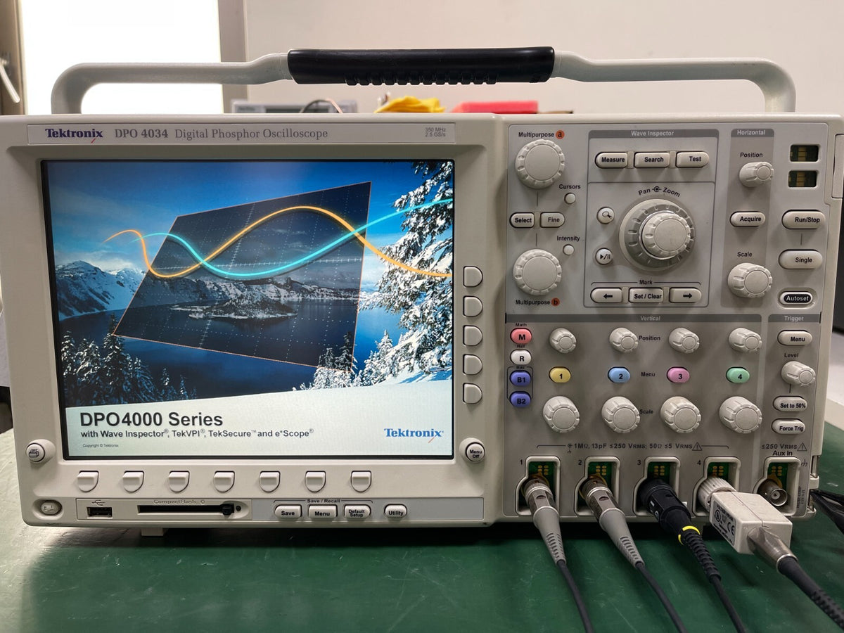 Tektronix DPO4034 Digital Phosphor Oscilloscope 350MHz 4 Channel , 2.5GS/s _2594 - XG eqpt
