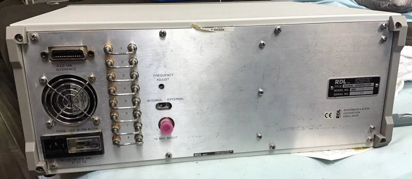 RDL IMD-181D-03A Intermodulation Distortion Simulator 1800 MHz - 2500 MHz