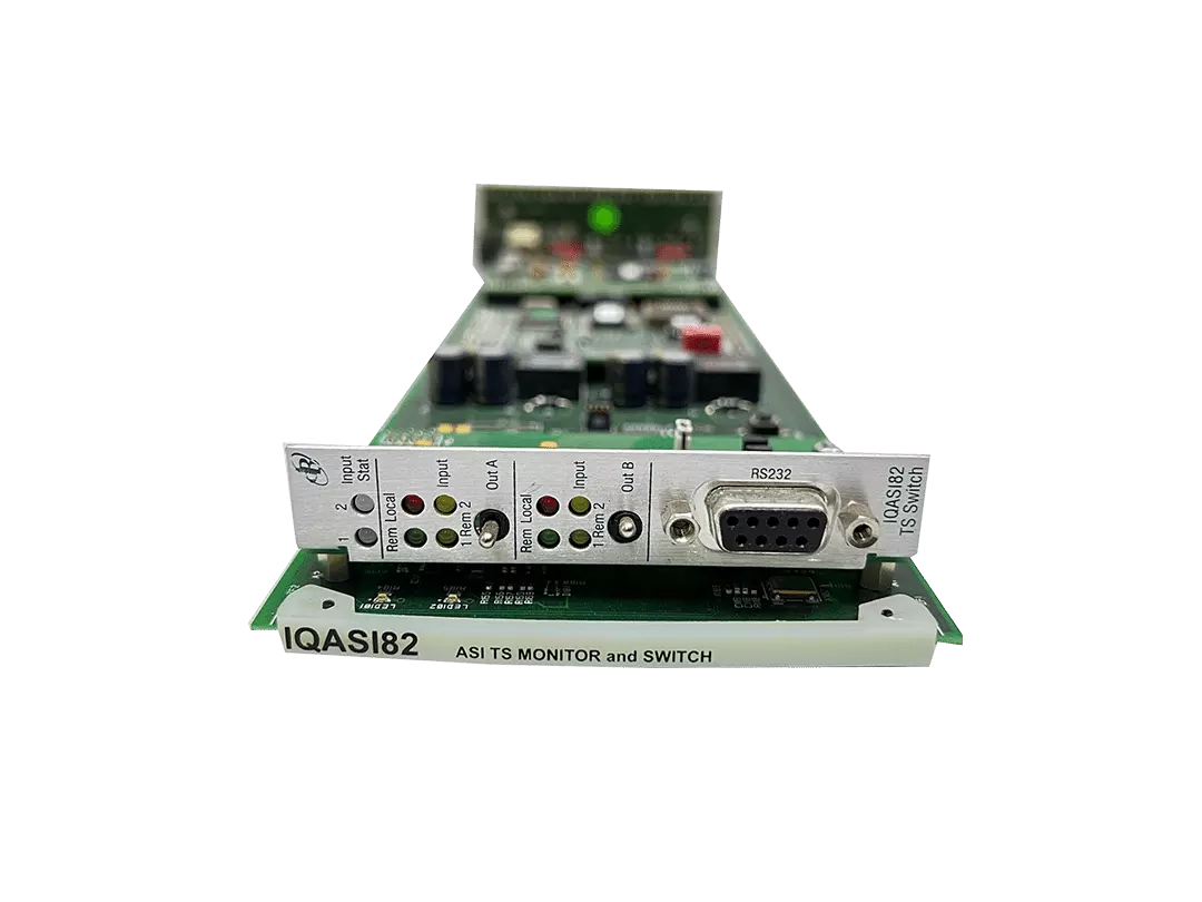 Snell IQASI82 Dual ASI Transport Stream Monitor and Switch with IQASI8200-2B