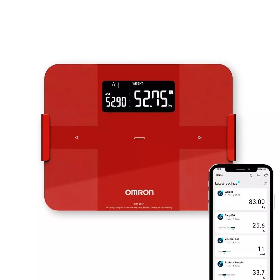 Omron HBF 255T Digital Body Composition Monitor with BMI Fat Muscle Analysis