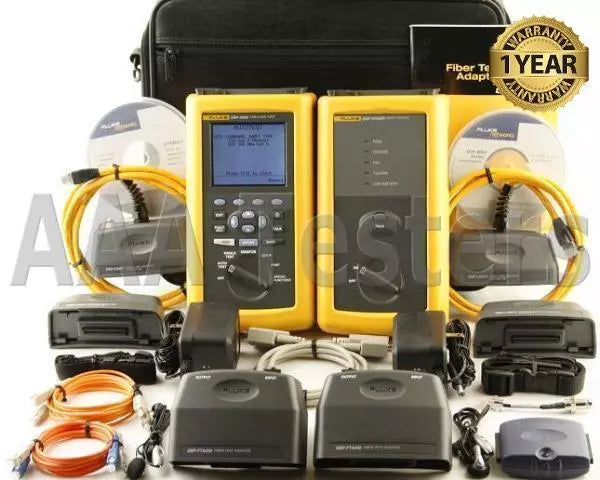 Fluke DSP-4000 Cat6 MM Fiber Cable Tester FTA410 DSP4000 DSP-FTA410 DSP 4000 FTA