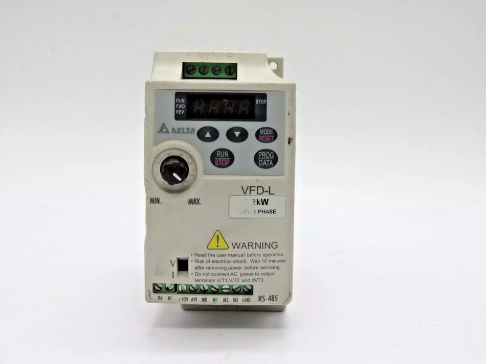 Delta VFD002L21A Variable Frequency Drive with DC Injection Brake IP20
