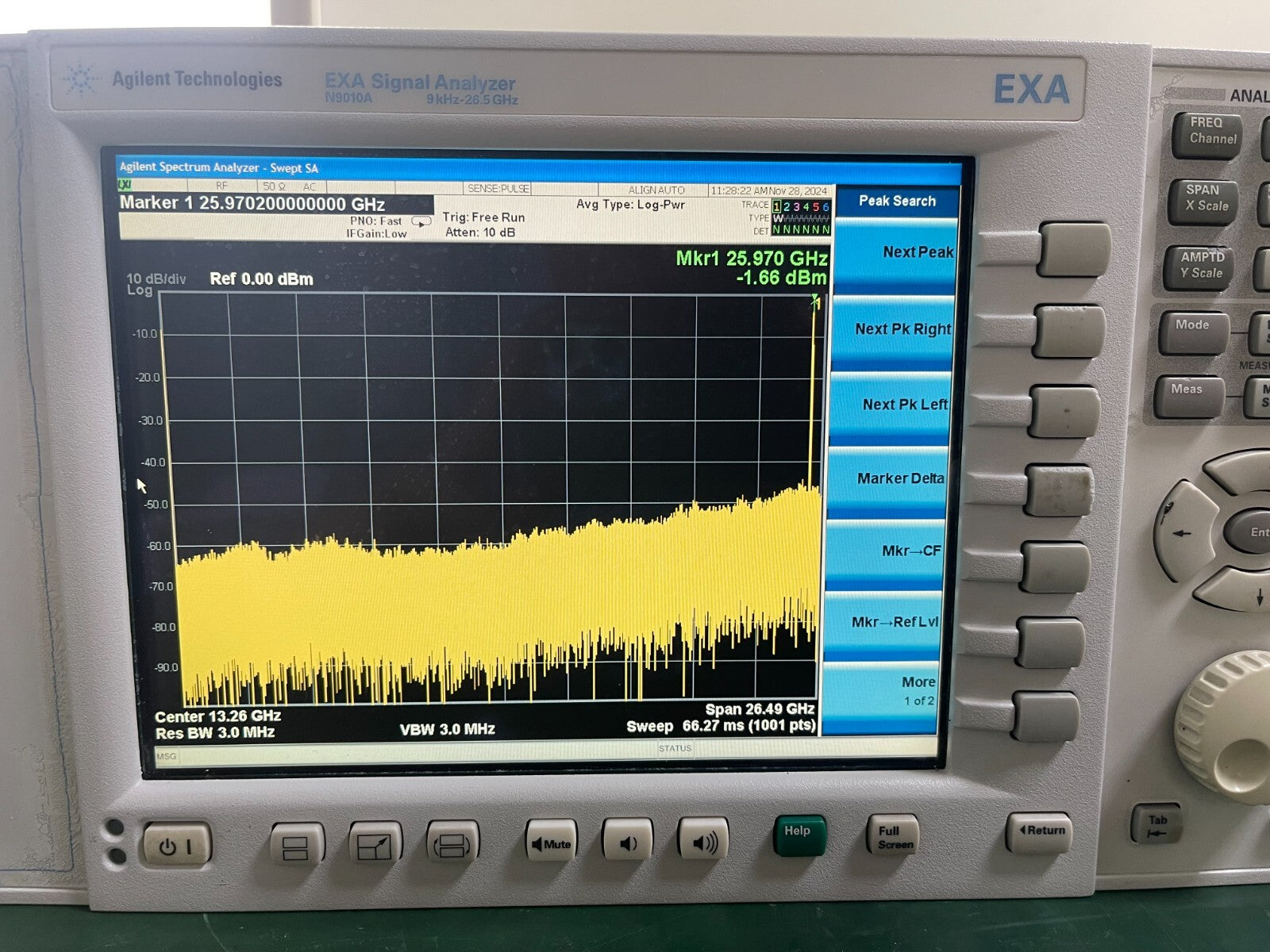 Agilent Keysight EXA N9010A 9KHz- 26.5GHz Spectrum Analyzer _0301 - XG eqpt