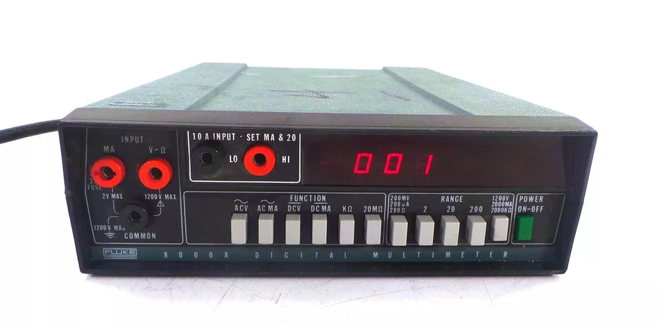 Fluke 8000A Digital Multimeter - High-Quality Multifunctional Test Tool
