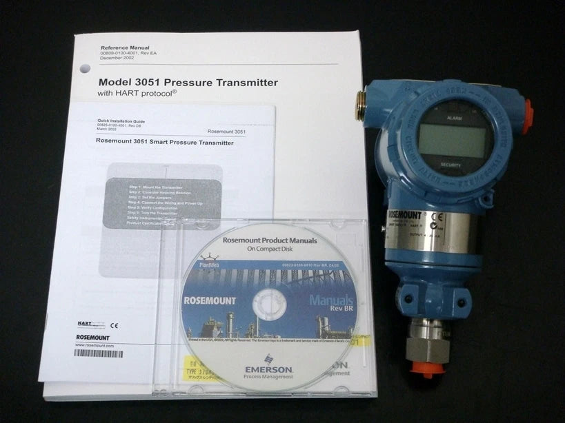 ROSEMOUNT 3051T -14.7 -150 psi (10,34 bar) Pressure Transmitter