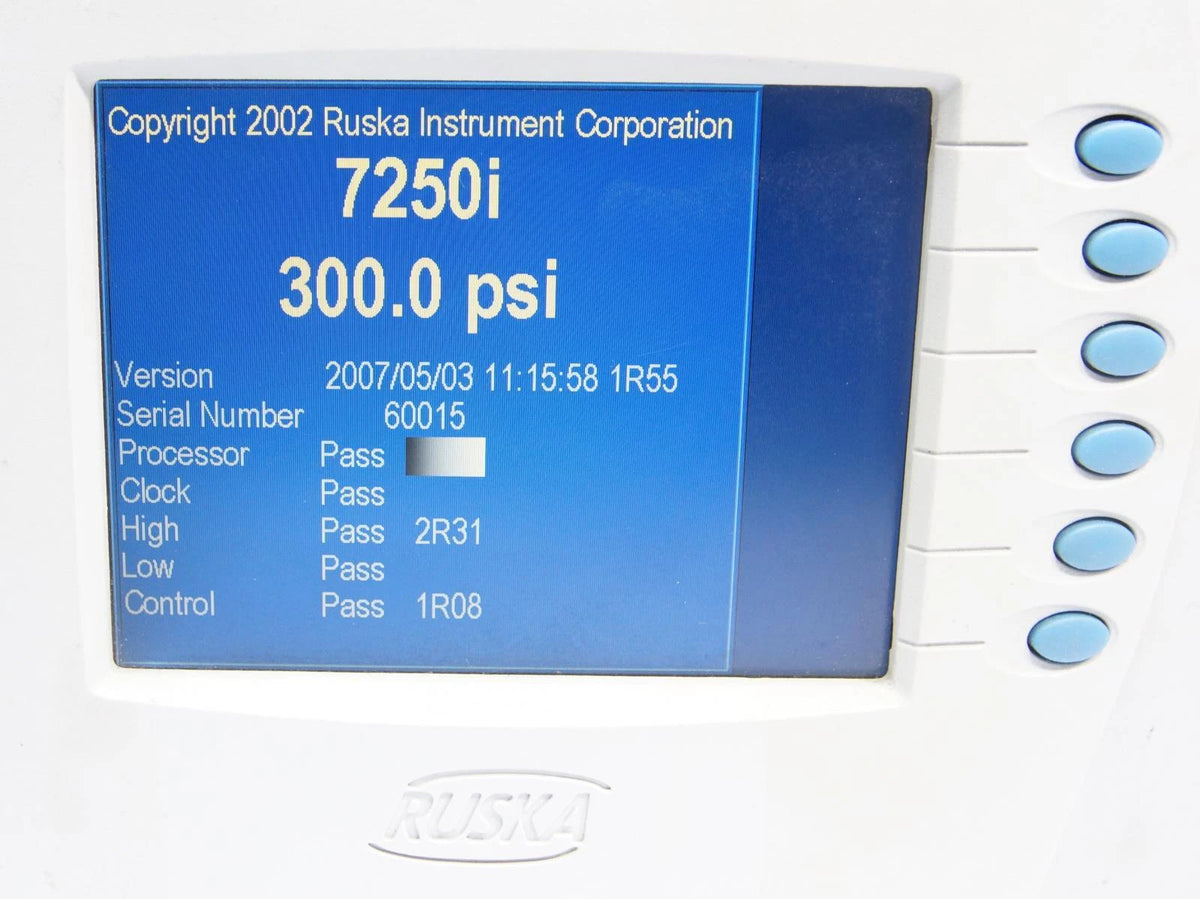 Fluke / Ruska 7250i 300psi Pressure Controller Calibrator 7250i-10G-01
