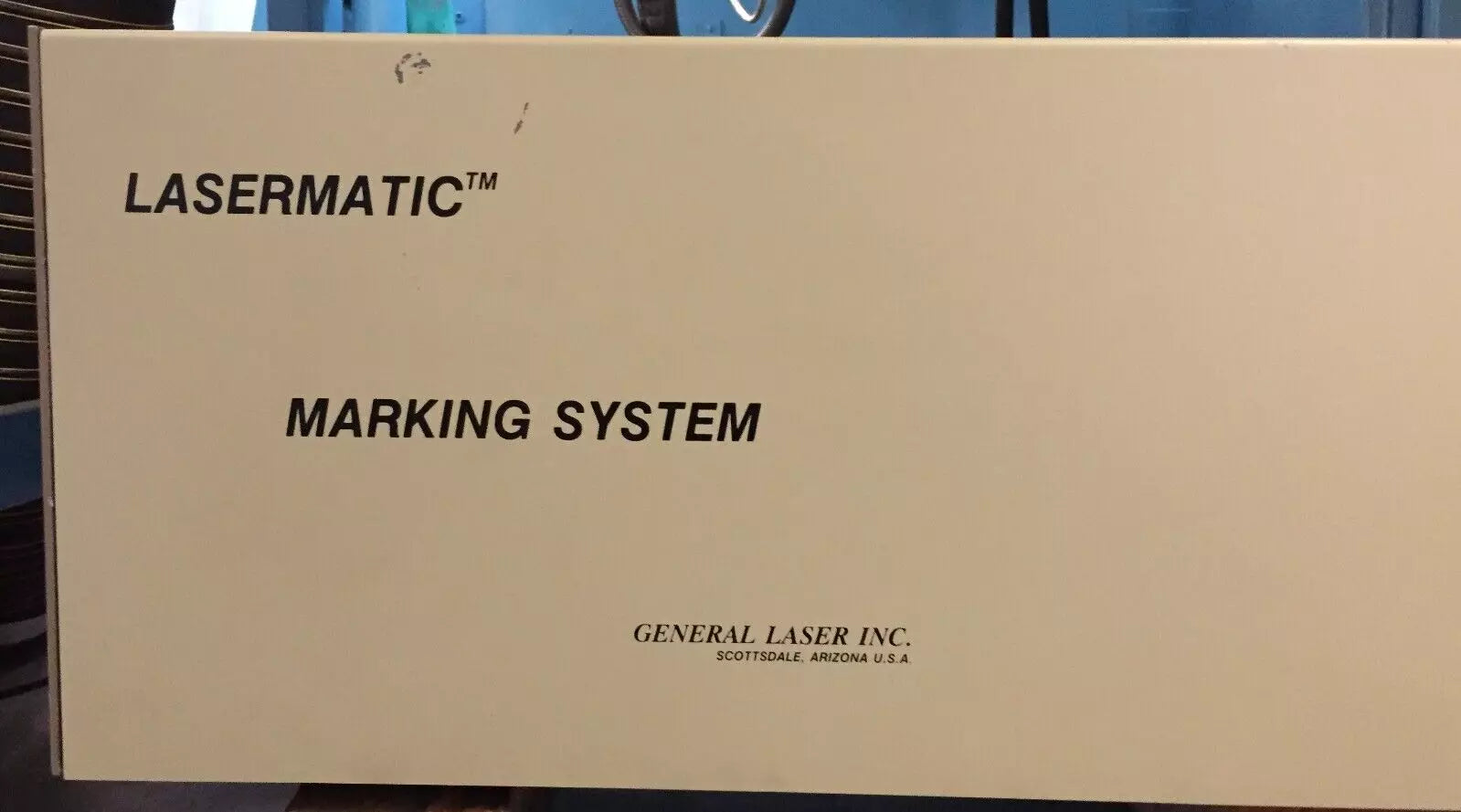 General Laser Inc. Model LMC-2007 CO2 Laser Marker, Class IV