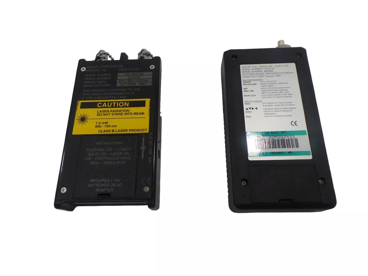 SIECOR Optical Meter OTS-200 Series Kit with Carry Case