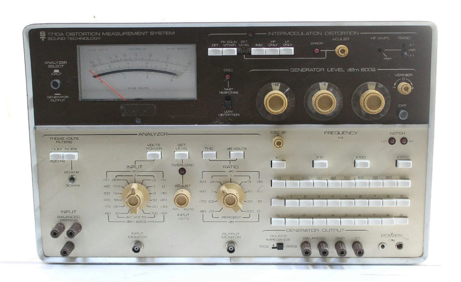 Sound Technology Model 1710A Audio Bandwidth Distortion Measurement System