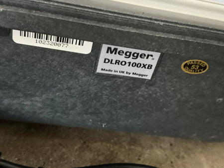 Megger DLRO100X DLRO100XB Digital Low Resistance Ohmmeter & Kelvin Clamp