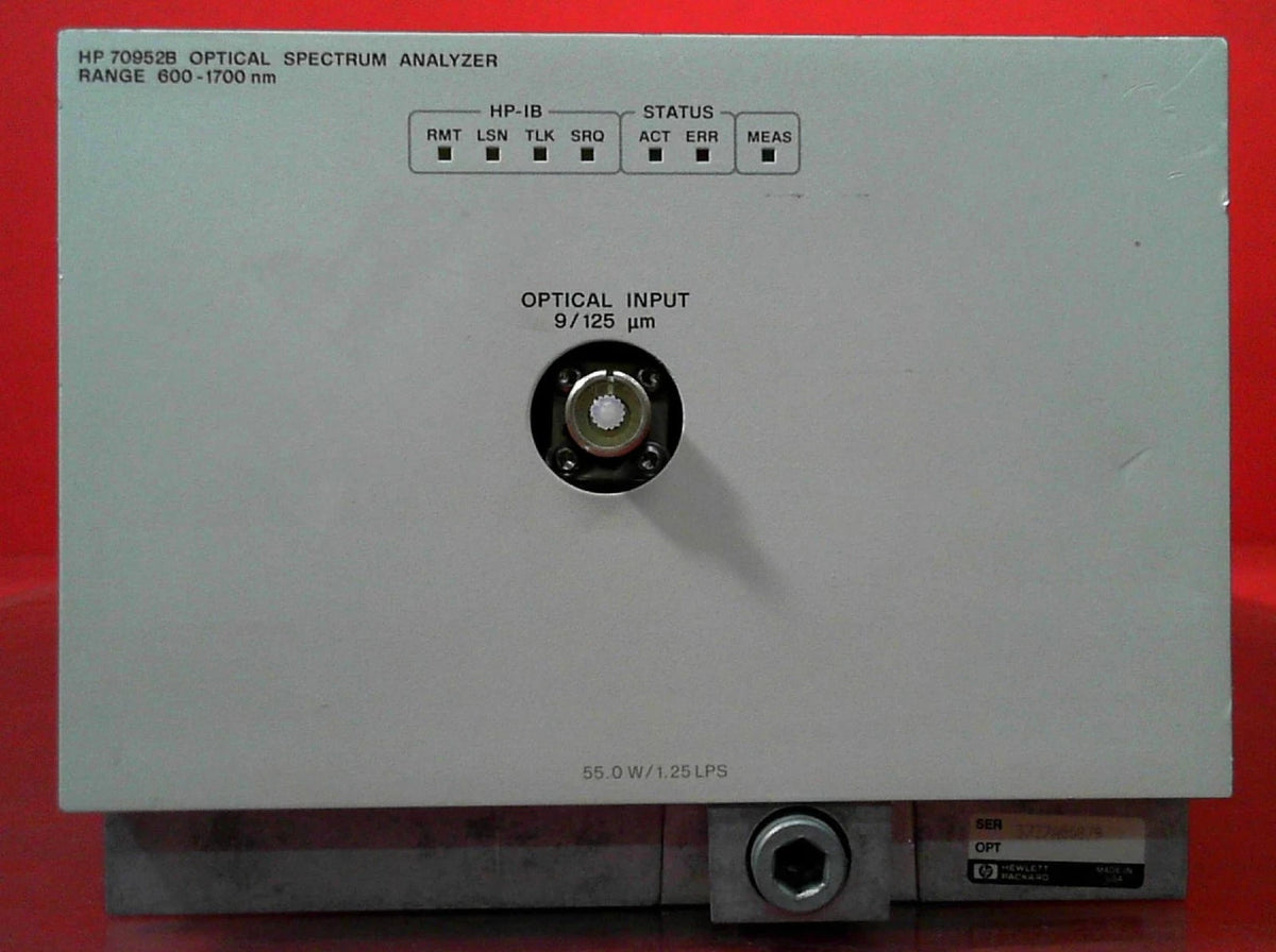 HP/Agilent 70952B 3727A00879 Optical Spectrum Analyzer Module 600 to 1700nm