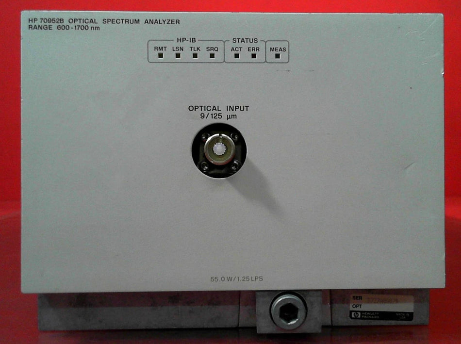 HP/Agilent 70952B 3727A00879 Optical Spectrum Analyzer Module 600 to 1700nm