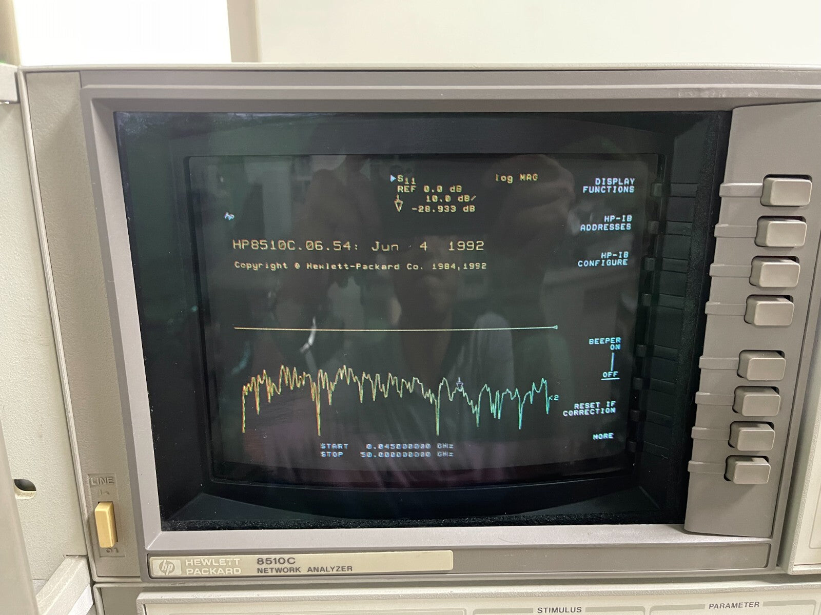 HP Agilent 8510C Display Processor for Network Analyzer System _3031A07195