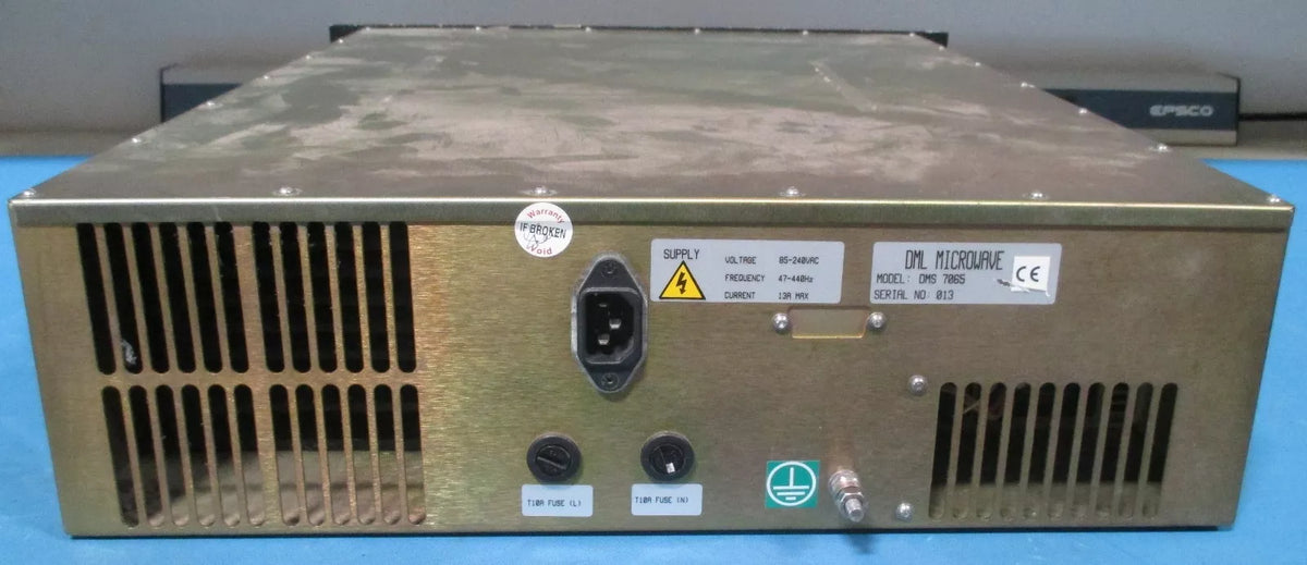 DML Microwave DMS-7065 High Power Amplifiers for Intermodulation Testing
