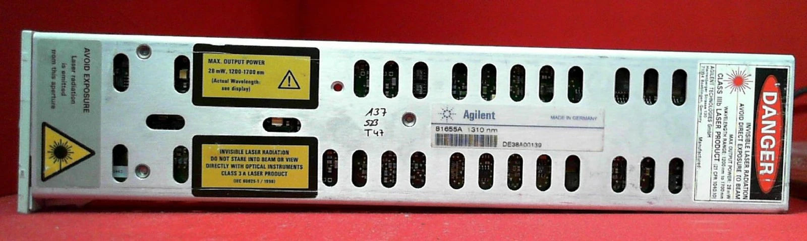HP Agilent Keysight 81655A Laser Source Plug-In Module DE38A00139