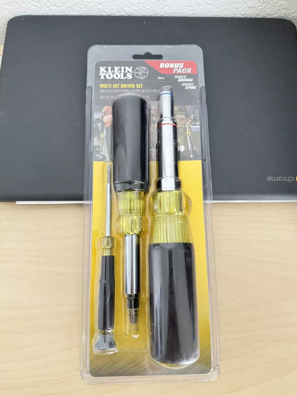 Klein Tools Multi-Bit Screwdriver and Nut Driver Set (3-Piece) 85513