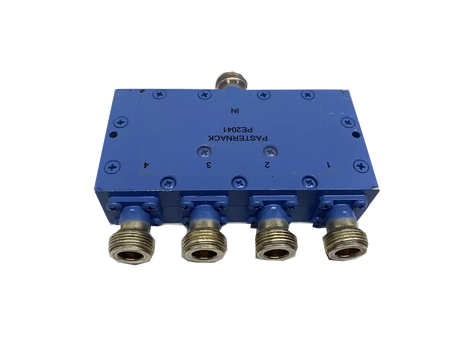 PASTERNACK PE2041 4 Way N Power Divider 4-8 GHz 10 Watts