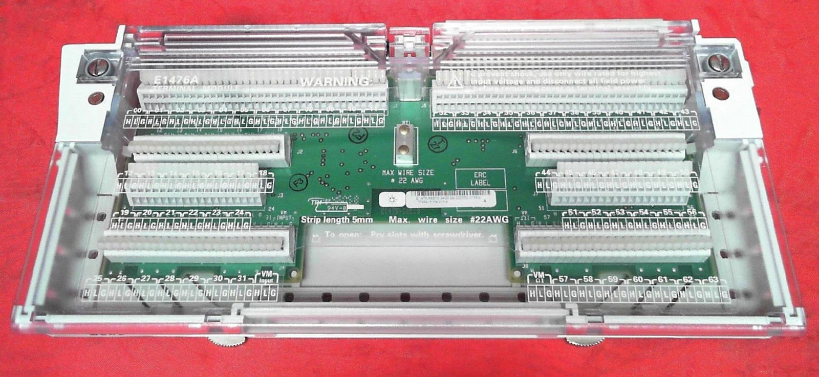 HP Agilent Keysight E1476-80010 QUIC-Type Terminal Block for E1476A