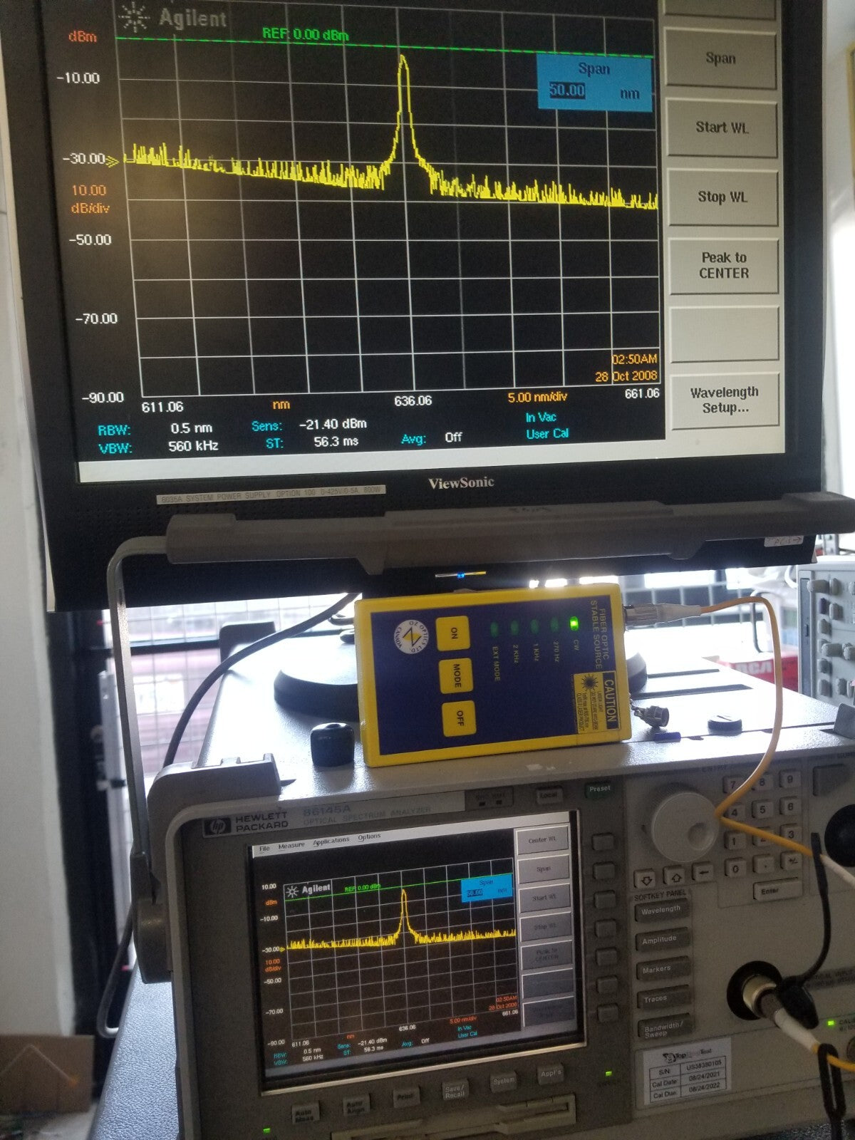 Optical Spectrum Analyzer HP86145A