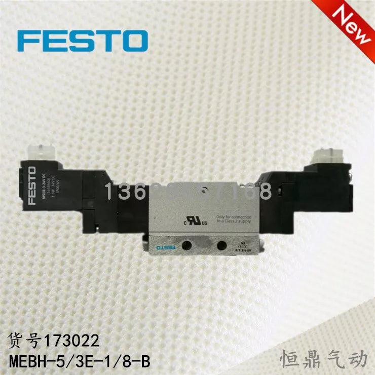 1PCS NEW FESTO Solenoid valve MEBH-5/3E-1/8-B 173022 ship EXPRESS #W6967 WX