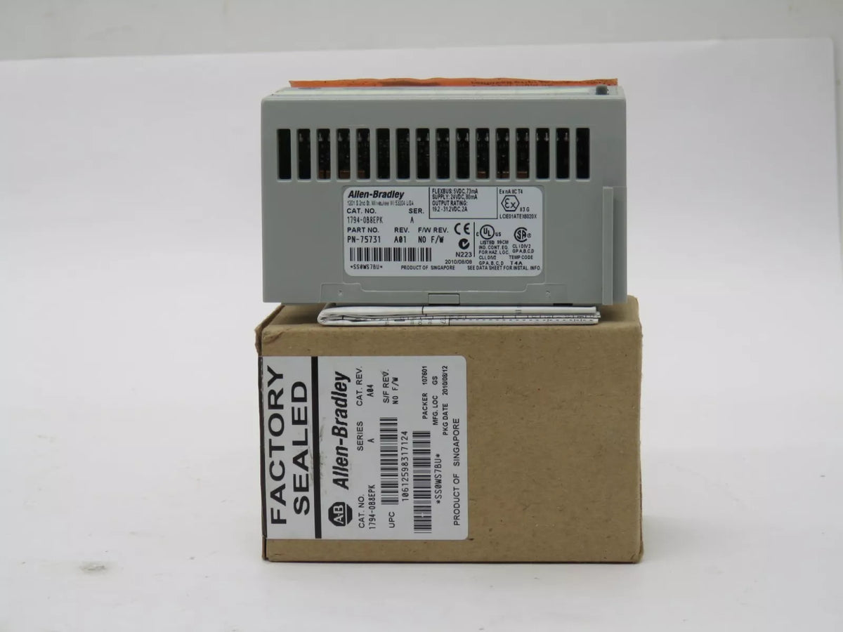 Allen Bradley 1794-0B8EPK Conformal Coating 24VDC Source Output Electrical Fused 8 PT
