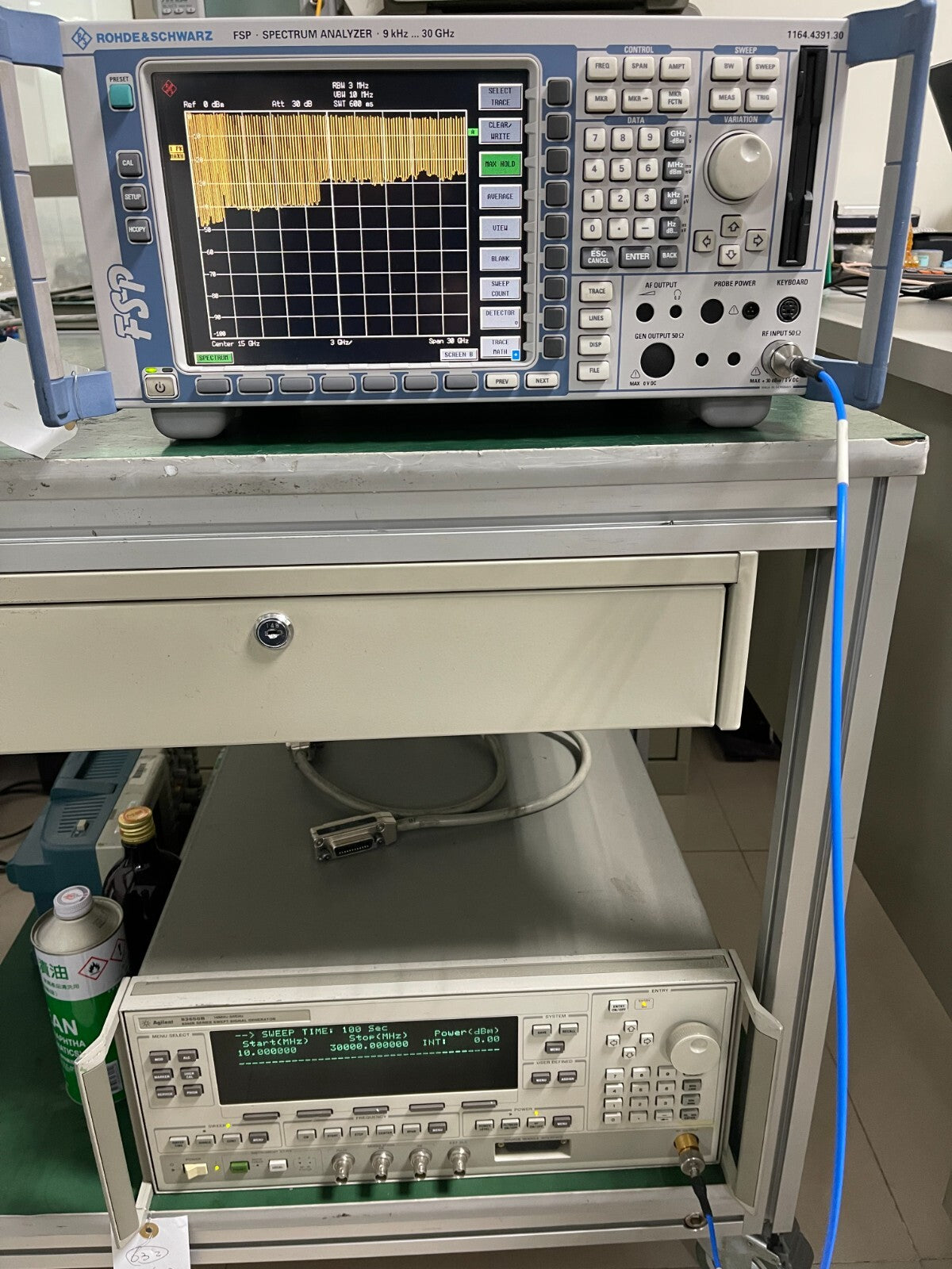 Rohde & Schwarz FSP30 Spectrum Analyzer 9 kHz - 30 GHz w/ FSP-B4 _ 0094 - XG eqpt