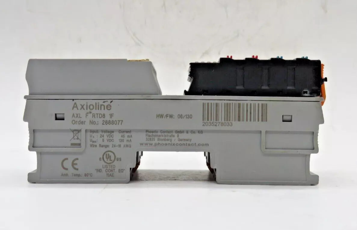 Phoenix Contact AXL F RTD8 1F Digital Output Module #2688077 24VDC