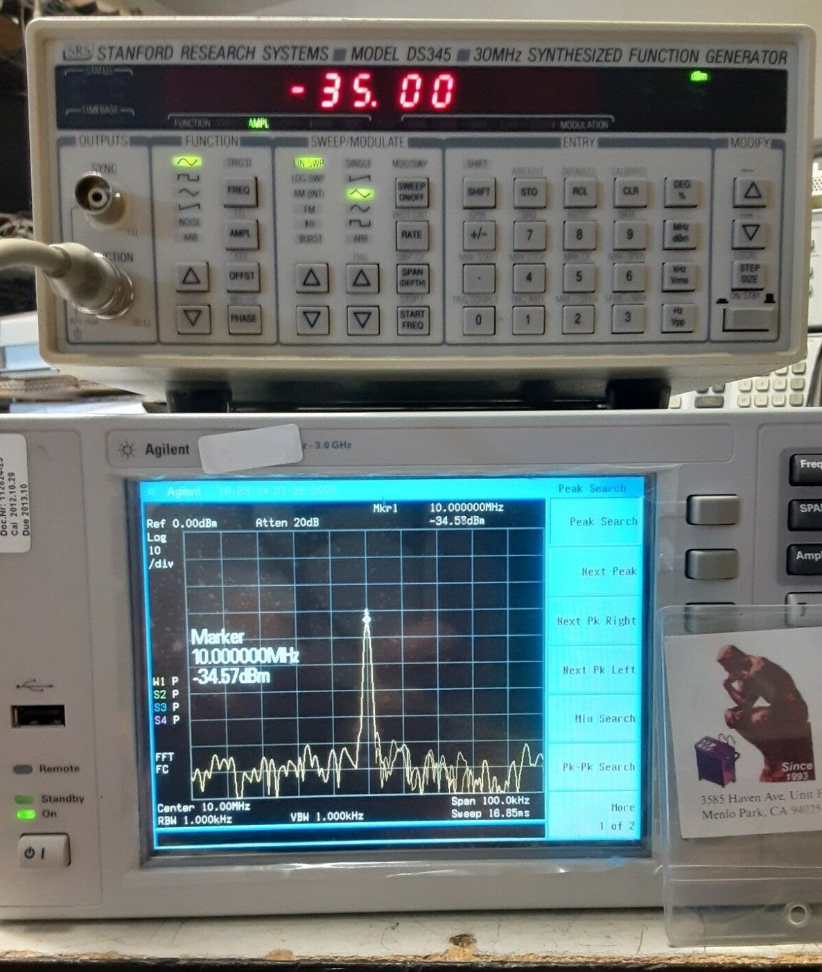30MHz Synthesized Waveform Generator