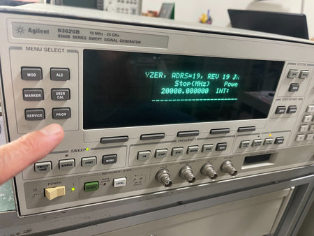 HP Agilent 83620A 10MHz-20GHz Synthesized Sweep Signal Generator, NEW LCD _ 1150