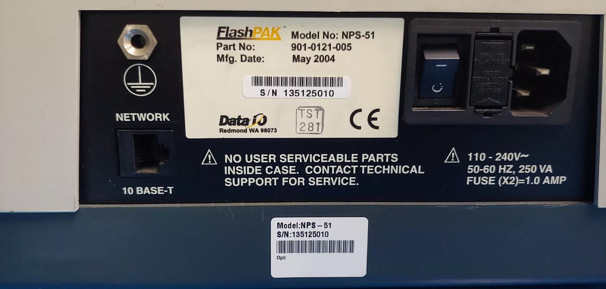DATA I/O FlashPAK NPS-51 Networked Programming System 901-0121-005 (5010)